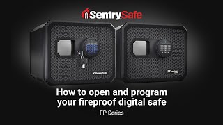 How to Open and Program a SentrySafe FP Series Digital Safe