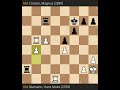 hans niemann vs magnus carlsen world rapid and blitz 2024 quarter final game 2