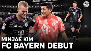 Stunning Tacklings & Passes | The first FC Bayern Game of Minjae Kim