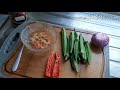 stir fried okra lady s finger with dry prawns. how it s made