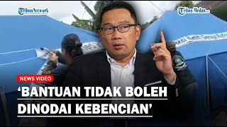 Ridwan Kamil Murka Label Bantuan Gereja Dicabut, Minta Kapolda Menindak Oknum di Video