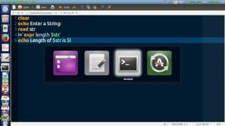 Shell script to find the lenght of the string