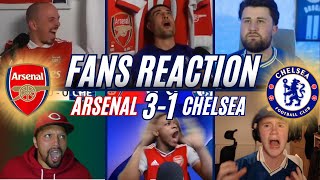 ARSENAL FANS REACTION TO 3-1 WIN OVER CHELSEA | RELEGATION?