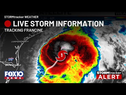 SEGUIMIENTO EN VIVO DE FRANCINE: Actualizaciones en vivo, radar, satélite, impactos de tormentas y más…