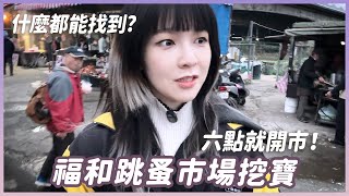 台北俗第一次逛福和市集！各種神奇雜貨10元起跳，早上六點就搶爆？