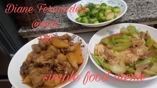 simple menu #food #chinesefood