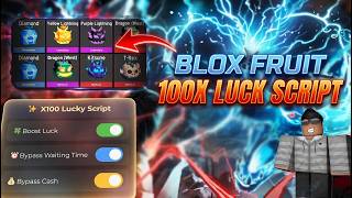 100X Luck Script Blox Fruits 2026 | Auto Roll Mythicals | Mobile & PC Free