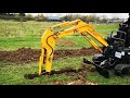 ditch witch cx24 trencher vs mini digger