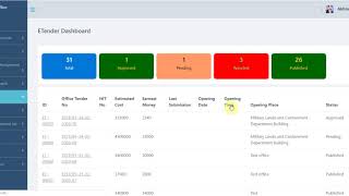 E Tendering \u0026 Procurement Demo