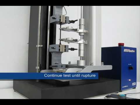 Rubber And Elastomer Tensile Strength Test - ASTM D412 - YouTube