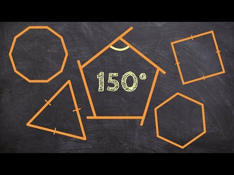 How many sides does a regular polygon have if the interior angle is 90?