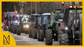 Thousands line streets for charity tractor run in memory of three farmers