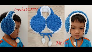 #121.❤️HƯỚNG DẪN❤️CÁCH MÓC TRÙM TAI CHO BÉ👌- [⭐HOW TO CROCHET THE COVER YOUR EARS⭐]