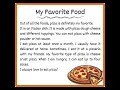 My Favourite Food 10 lines || 10 Lines on My Favourite Food essay || #shorts