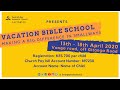 Vacation Bible School 2020 - Lavington S.D.A. Church