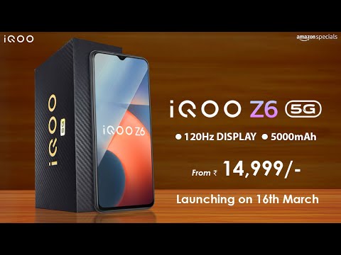 IQOO Z6 5G – Price in India & Specifications  IQOO Z6 5G Launch date in India & Feature