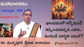 మయుడికి ప్రాణభిక్ష-454-మహాభారతము ఆదిపర్వము,254-Dr. Mullapudi Srinath Narayana