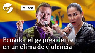 ELECCIONES EN ECUADOR en un clima de terror por la violencia narco