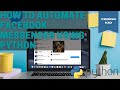How to automate Facebook Messenger using Python || Python Project || CodingKid