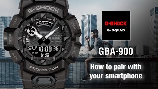 Tip1 💪 GBA-900 G-SHOCK 📣 How to pair with your Smartphone