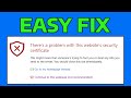 How To Fix Security Certificate Errors On Websites in Windows 11