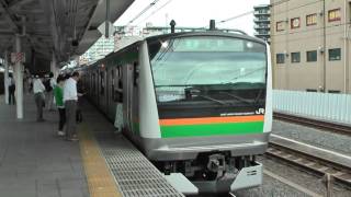 Ｅ２３３系３０００番台＋Ｅ２３１系１０００番台宇都宮線普通上野行き浦和駅入線～発車その１