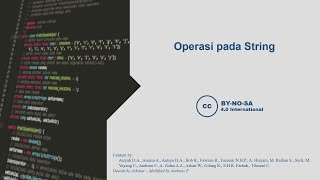 014 - Operasi String