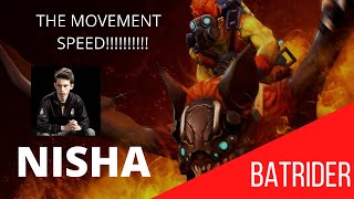 INSANE NISHA PLAYZ - Nisha Batrider -Secret vs Nigma - MadMoon - Finals   Game 2   Dota 2 Gameplay