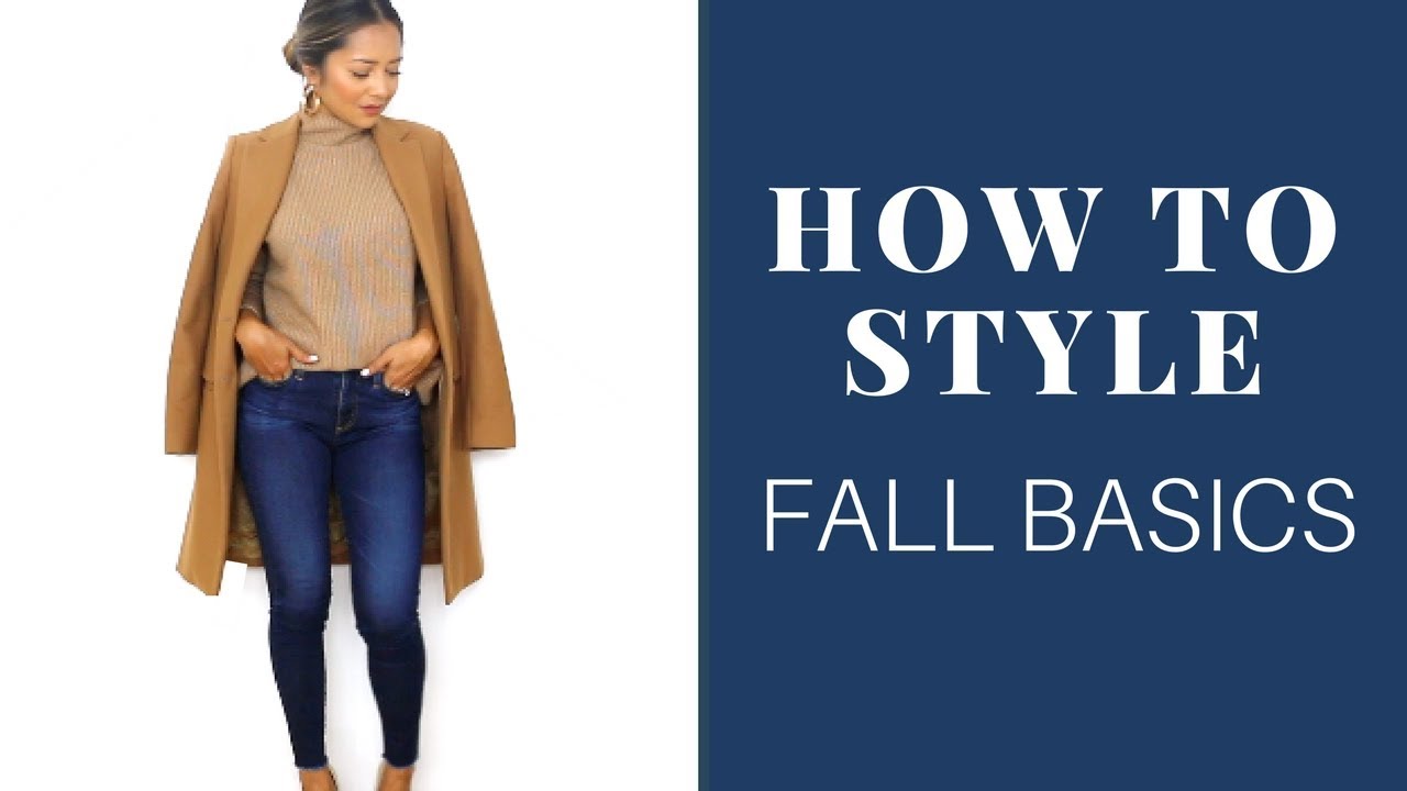 How To Style Fall Basics | Basic Fall Outfits - YouTube