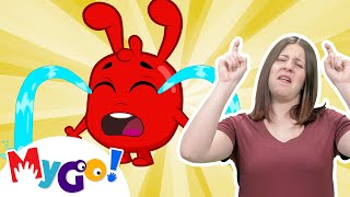 Morphle Is Alone And Cries | MyGo! Sign Language For Kids | Morphle - Cartoons for Kids | ASL