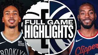 NETS at CLIPPERS | FULL GAME HIGHLIGHTS | January 15, 2025