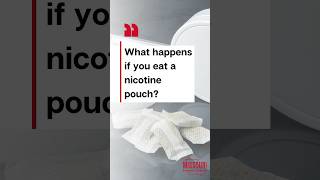 What happens if you swallow a nicotine pouch? #nicotinepouch #zyn #velo #nicotine