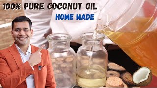 DIY Coconut oil for long,Healthy Hair and beautiful skin | 100% Pure coconut oil at Home