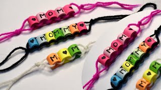 DIY Mom Bracelets for Mother's Day | Mother's Day Gift Ideas | Paper Band Gifts for Mom Birthday