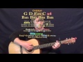 Paparazzi (Lady Gaga) Guitar Lesson Chord Chart - Capo 1st