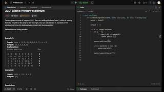 Leetcode 239 - Sliding Window Maximum - Python (NeetCode 20/150)