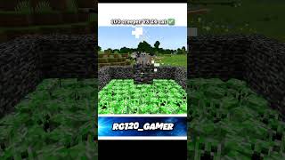 100 creeper blast shock 😲 #minecraft #shorts #youtubeshorts #mcpe #minecraftpe #short #ytshorts