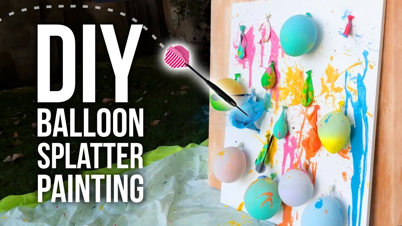 Splatter Paint Art Diy Soledad Sands