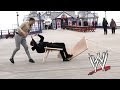 WWE MOVES IN PUBLIC | Tables Edition 😂