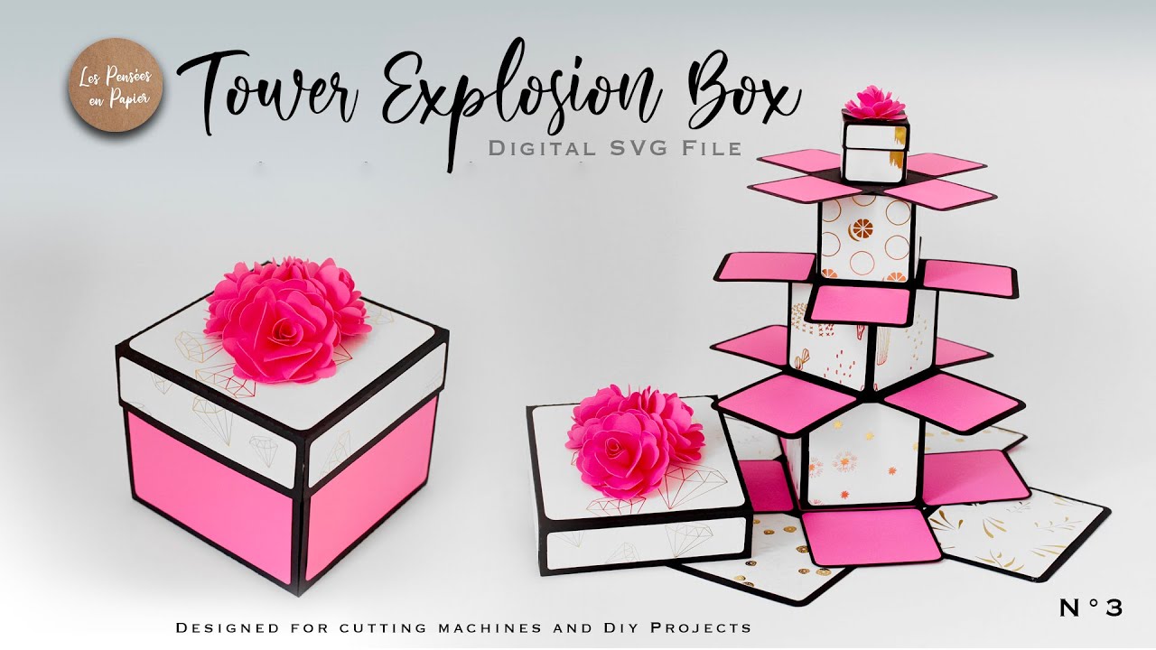 Svg Project Tower Explosion Box Assembly Tutorial Lpp N3 Youtube