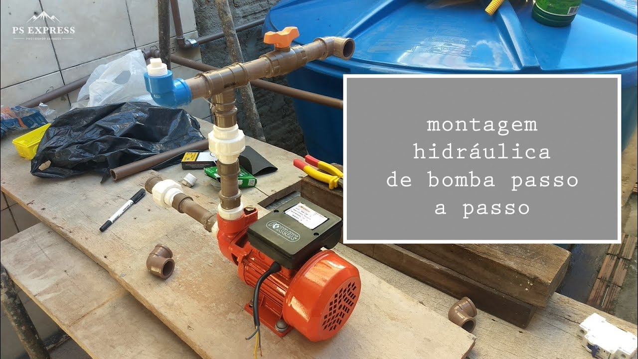 Como Montar A Bomba De Agua E Ligar A Rede - YouTube