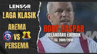 ROBY GASPAR DAMPINGI BIMA SAKTI KAWAL PERTAHANAN PERSEMA! AREMA VS PERSEMA ISL 2009/2010