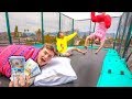 Last To Leave Trampoline Wins 10 000