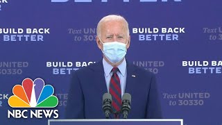 Joe Biden Campaigns In Miami Ahead Of NBC News Town Hall | NBC Nightly News