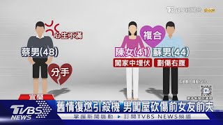 舊情復燃引殺機 男闖屋砍傷前女友前夫｜TVBS新聞 @TVBSNEWS02