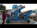 tunnel filling machine for compost mushroom plant