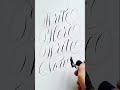 write here write now copperplate calligraphy