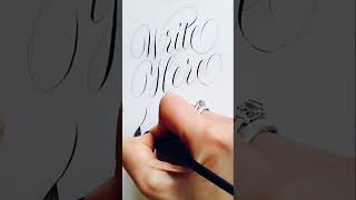 Write Here, Write Now | Copperplate Calligraphy