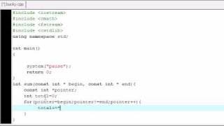 C++ Tutorial - 29 - Array Ranges in Functions