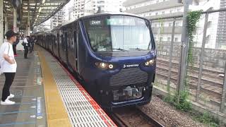 【海老名～新宿間各駅停車】湘南新宿ライン埼京線直通各駅停車新宿行き相鉄12000系12102編成10両　武蔵小杉駅発車